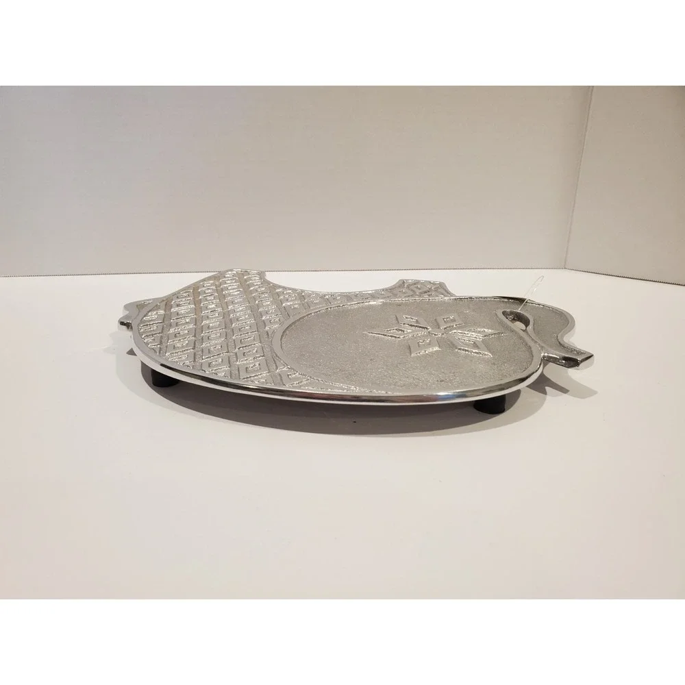 Serrv Aluminum Elephant Trivet Hot Plate Vintage Kitchen Decor Tag Included